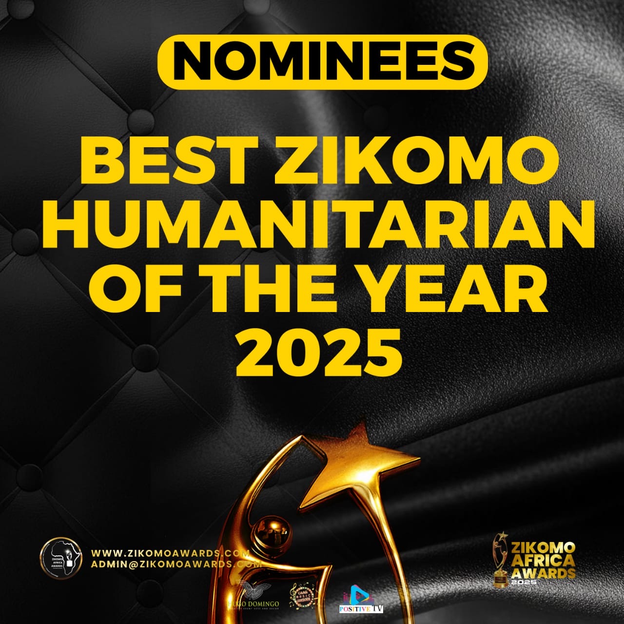 BEST ZIKOMO HUMANITARIAN OF THE YEAR 2025