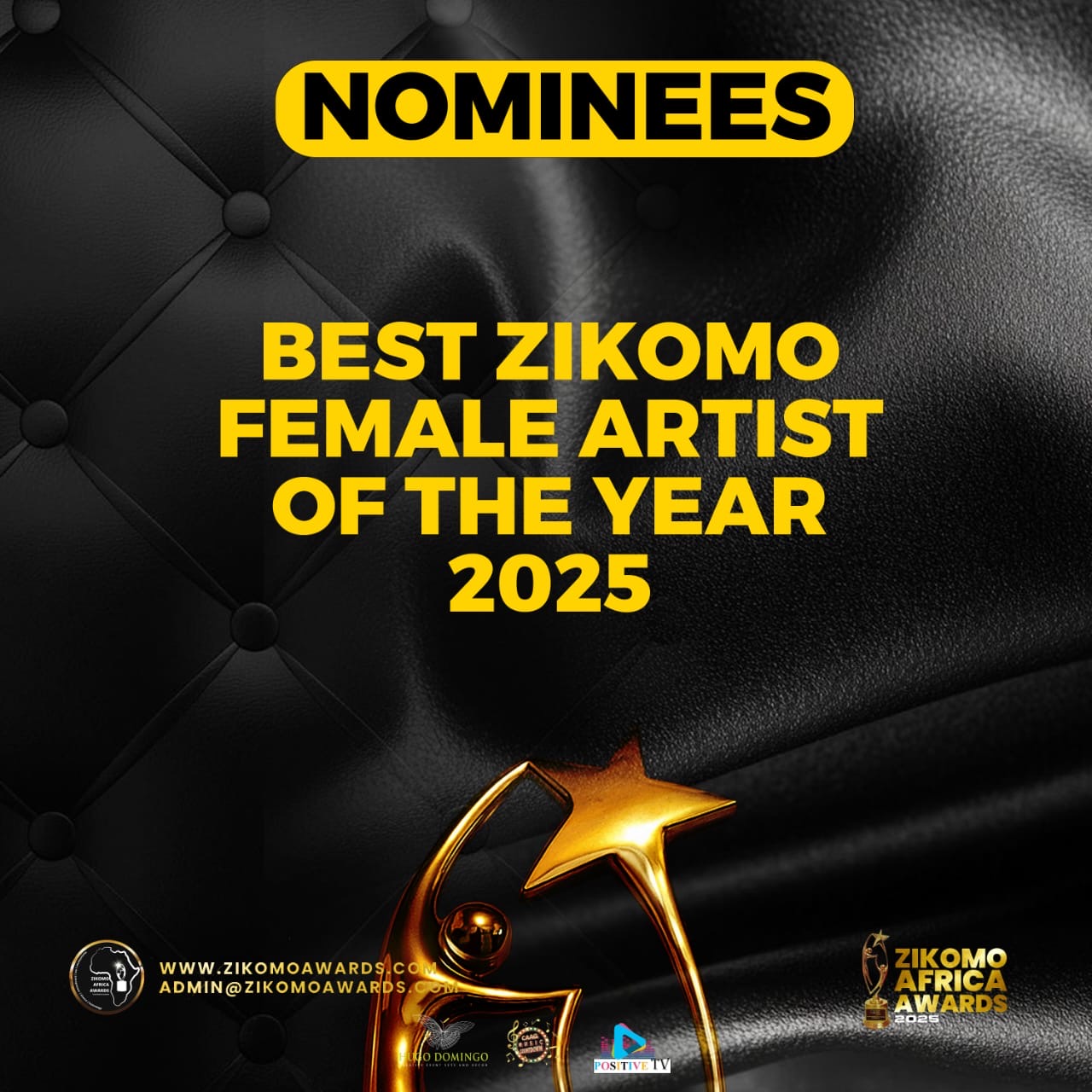 BEST ZIKOMO FEMALE ARTIST OF THE YEAR 2025