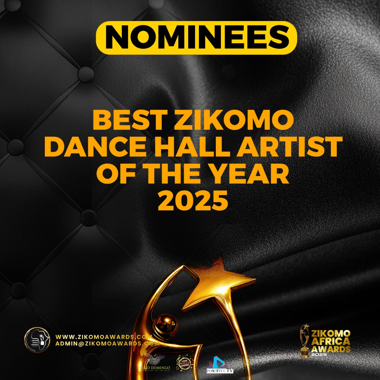 BEST ZIKOMO DANCE HALL ARTIST OF THE YEAR 2025