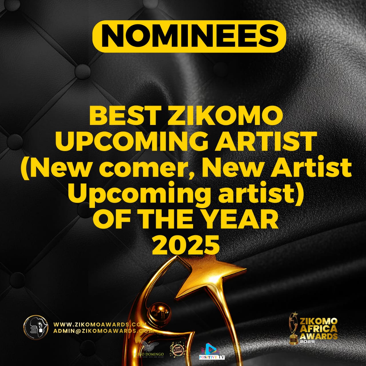 BEST ZIKOMO UPCOMING ARTIST OF THE YEAR 2025