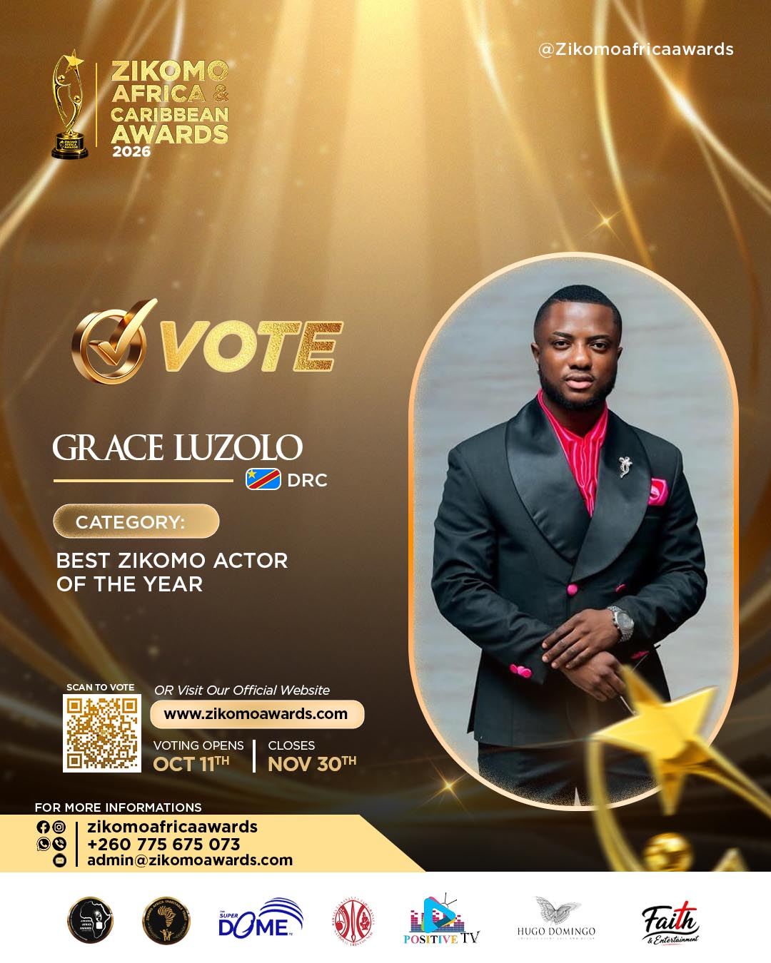 Best Zikomo Actor of the Year 2026