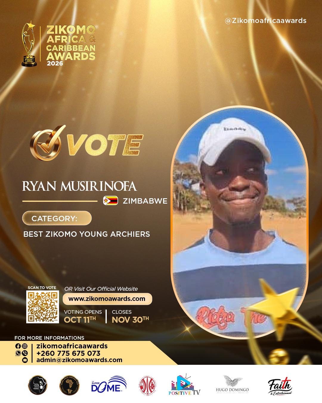 Ryan Musirinofa-Zimbabwe
