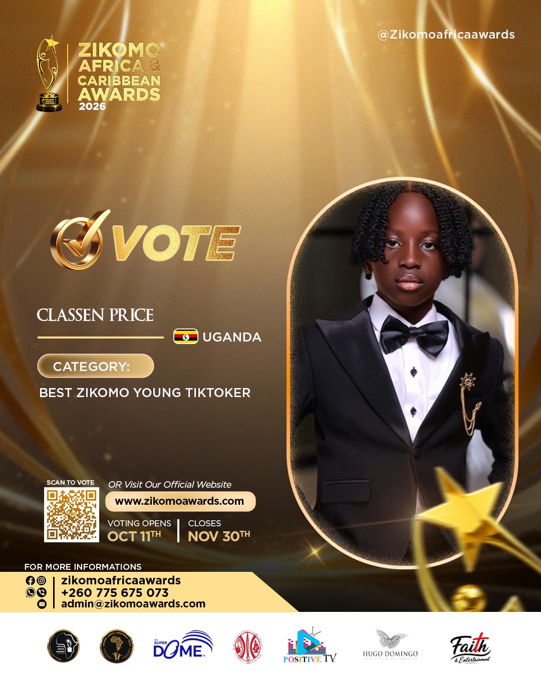 Best Zikomo Young Tiktoker of the Year 2026