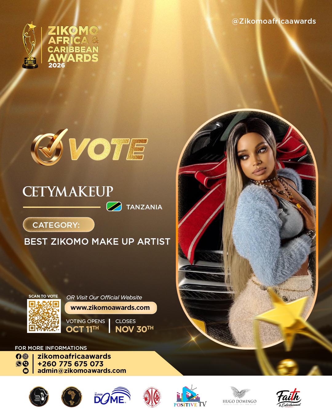 Best Zikomo Hair and Makeup in Fashion of the Year 2026