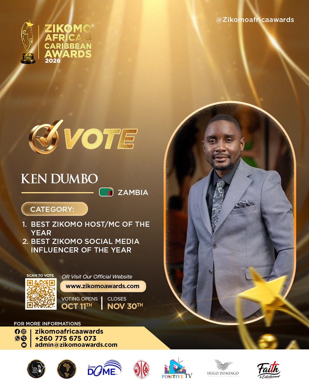 Best Zikomo MC/Host of the Year 2026