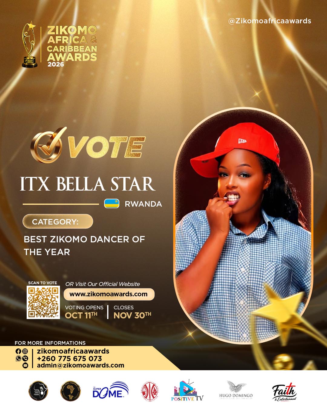 Best Zikomo Dancer, dancing group and Choreography of the Year 2026