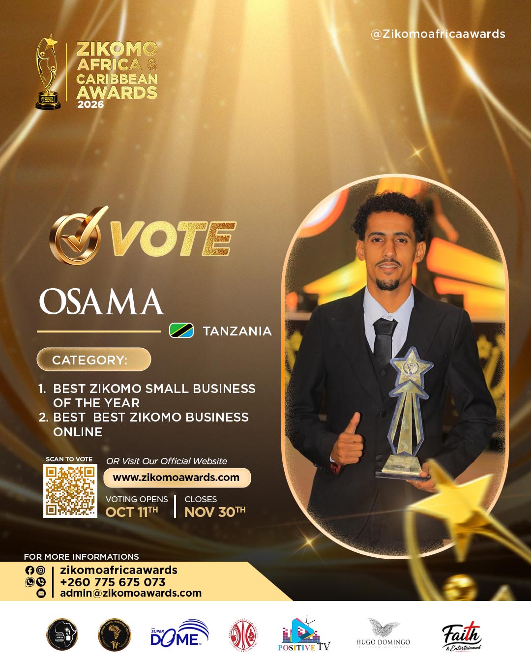 Best Zikomo Small Business of the Year 2026