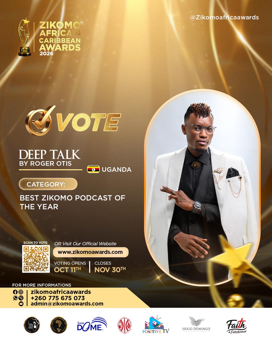 Best Zikomo Podcast of the Year 2026