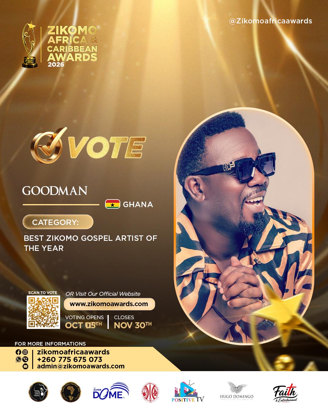 Best Zikomo Gospel Artist of the Year 2026