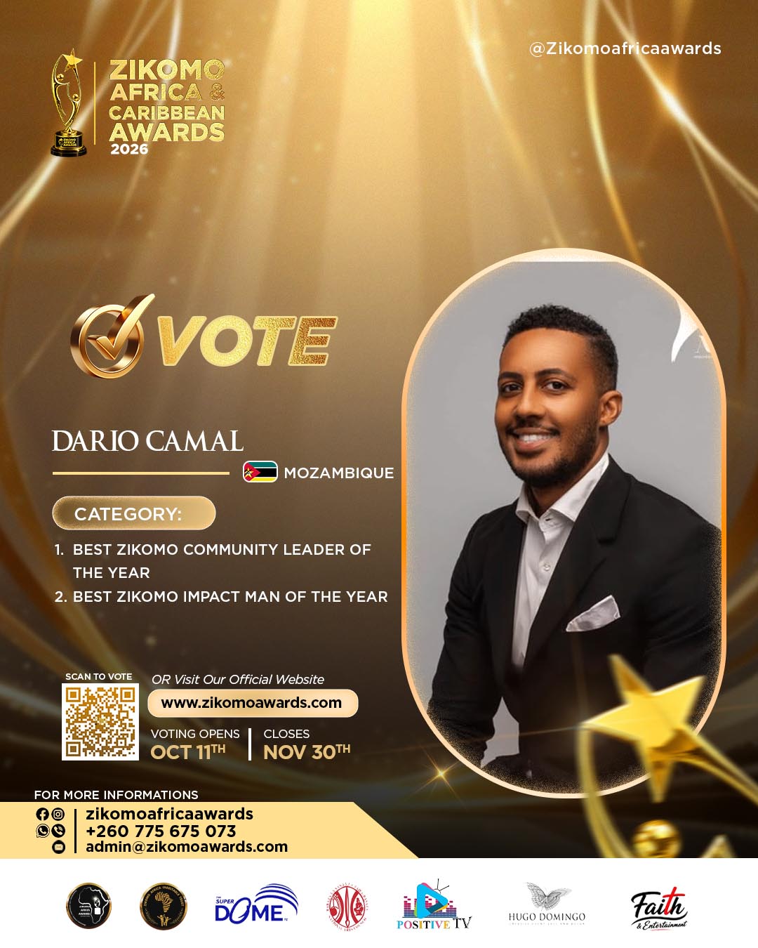 Best Zikomo Community Leader of the Year