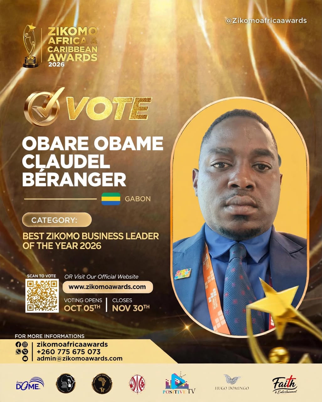 Obare Obame Claudel Beranger-Gabon