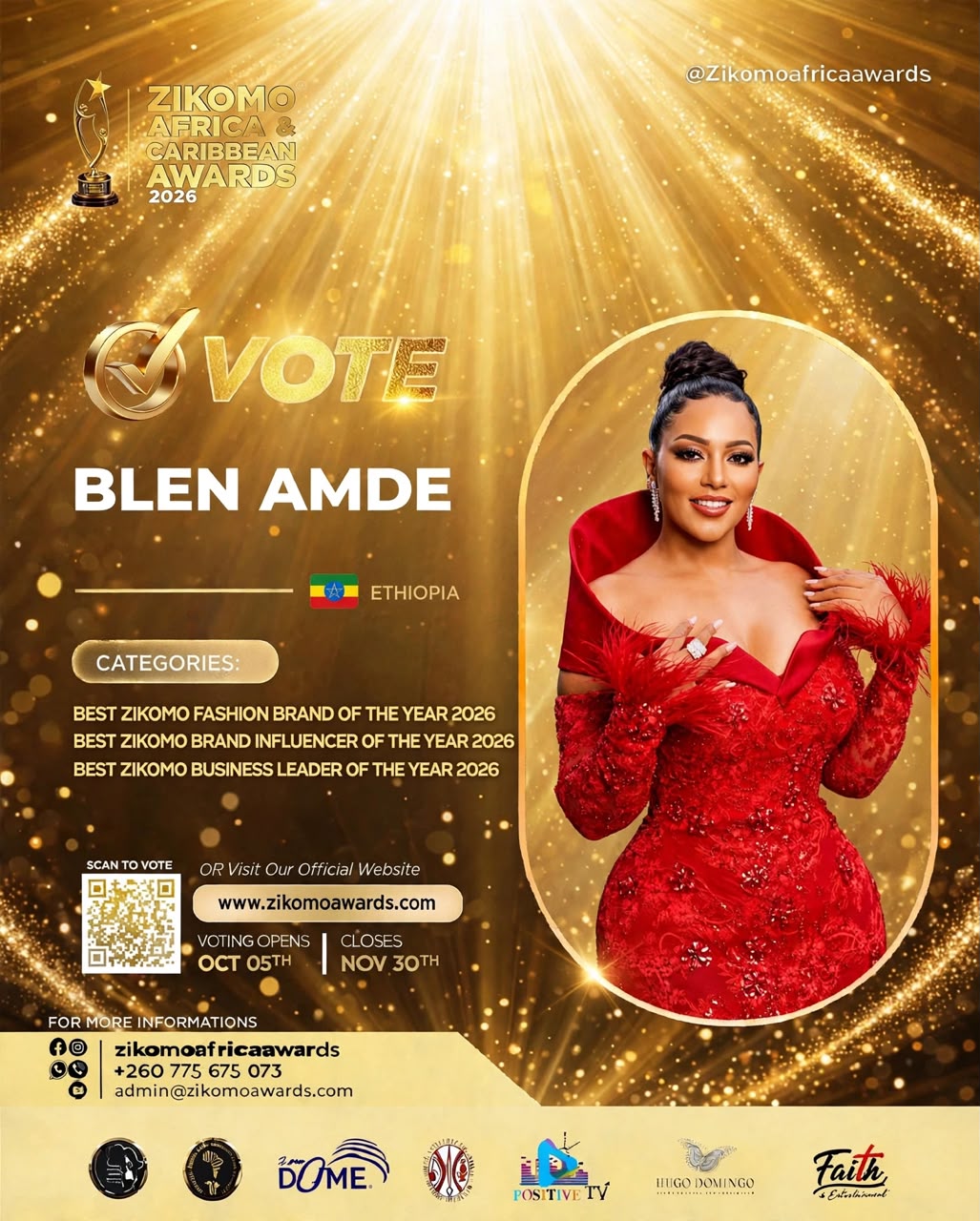 Best Zikomo Brand Influencer of the Year