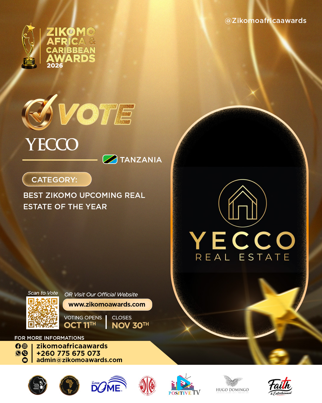 Best Zikomo Real Estate of the Year