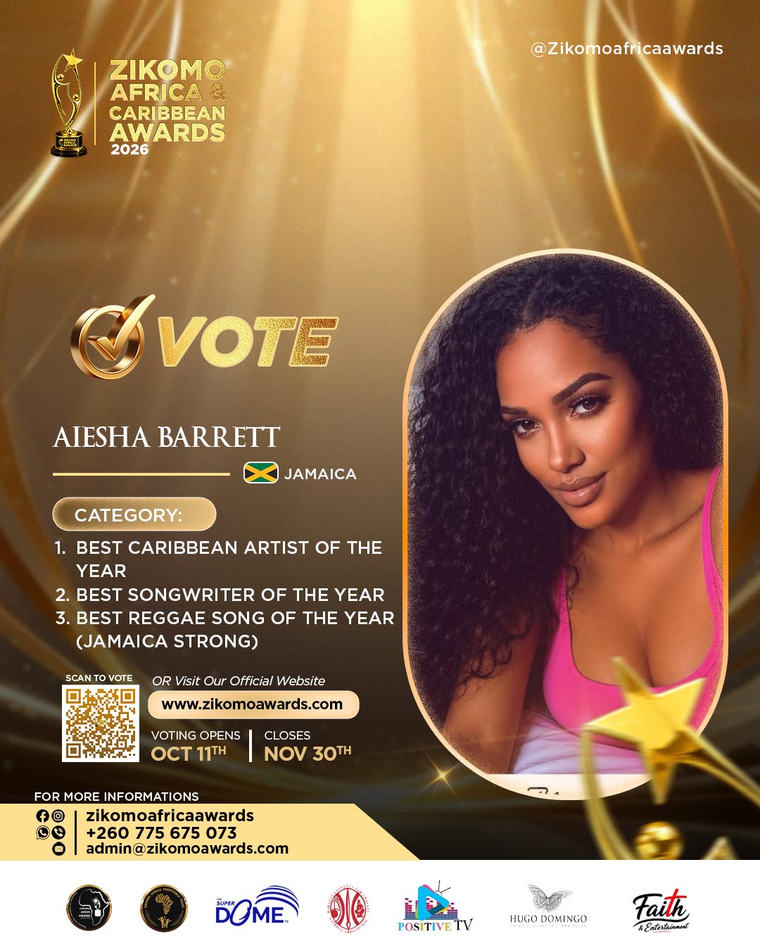 Best Zikomo Artist Caribbean of the Year