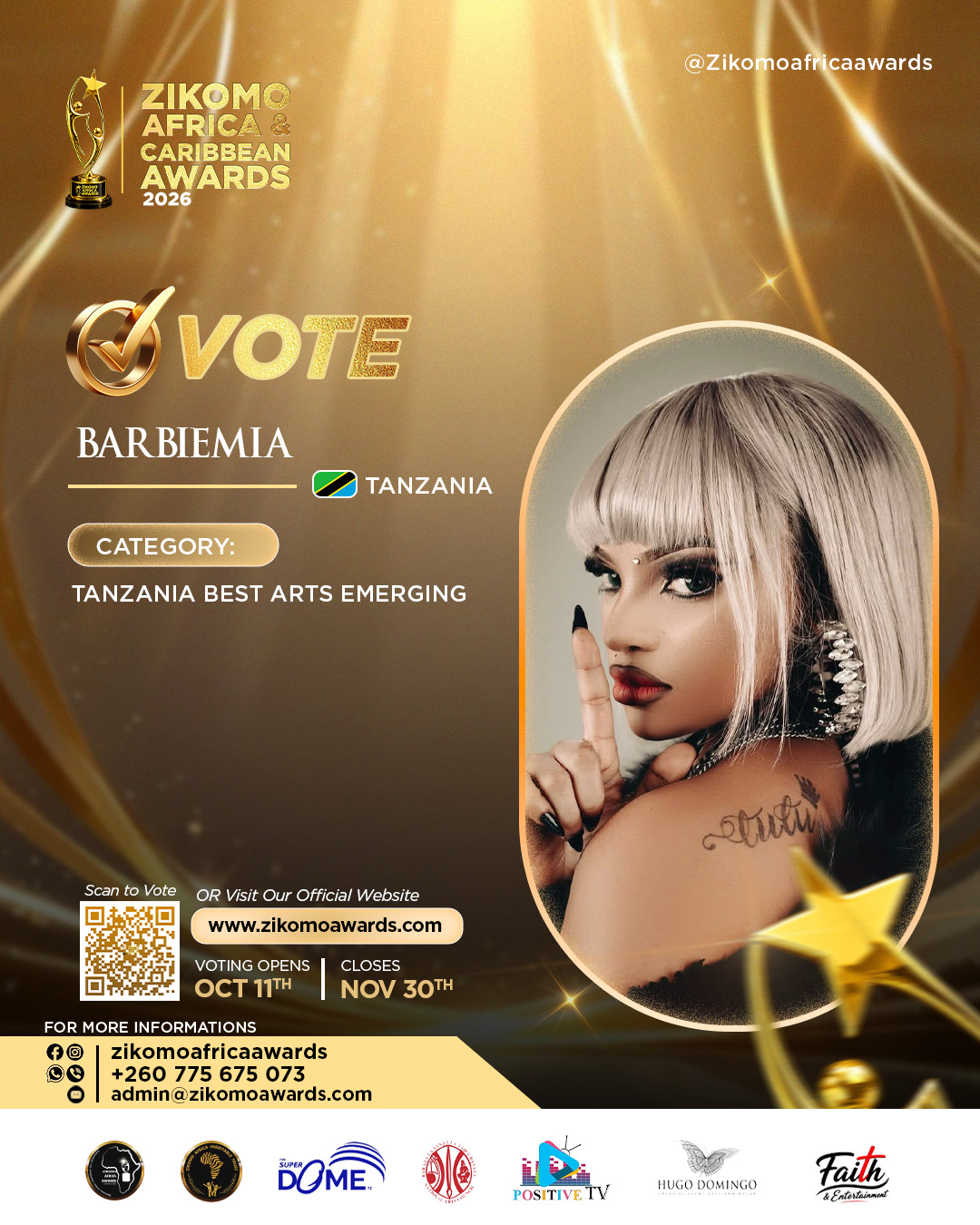 Best Zikomo Emerging Artist of the Year
