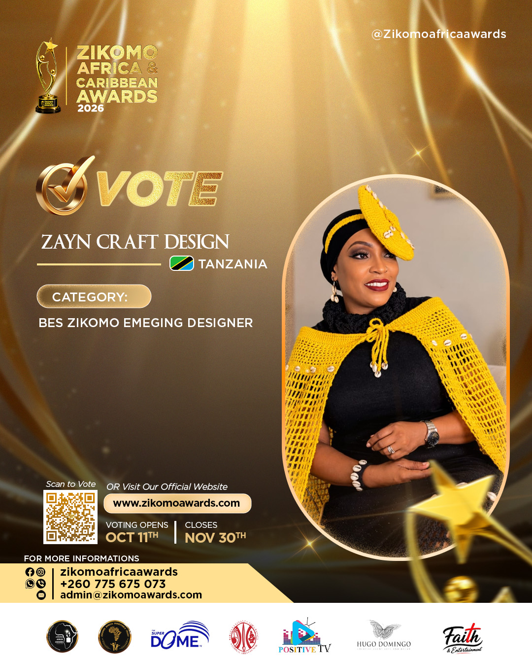 Best Zikomo Emerging Designer of the Year