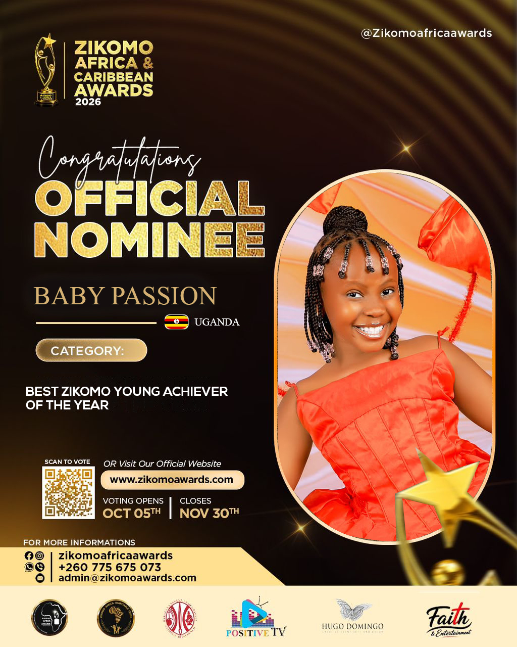 Best Zikomo Young Achiever of the Year 2026